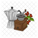 Grinder Coffee Machine Icon