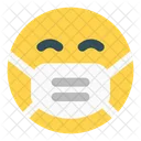 Grinning Emoji With Face Mask Emoji Icon