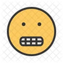 Grinning Emoji Face Icon