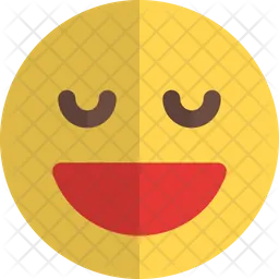 Grinning Closed Eyes Emoji Icon