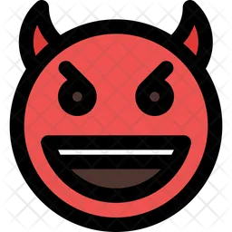 Grinning Devil Emoji Icon