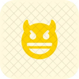 Grinning Devil Emoji Icon