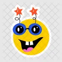 Glasses Emoji Grinning Emoji Party Emoji Icône