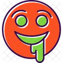 Cartoon Character Drooling Icon