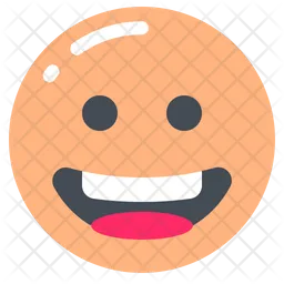 Grinning Face Emoji Icon