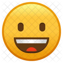 Grinning Face Emoji Icon