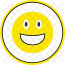 Grinning face  Icon