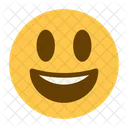 Grinning Face With Big Eyes Emoji  Icon
