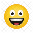 Grinning Face With Big Eyes Emoticon Expression Icon