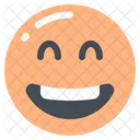 Grinning Face With Smiling Eyes  Icon