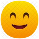 Grinning Face With Smiling Eyes  Icon