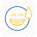 Grinning Face With Sweat  Icon