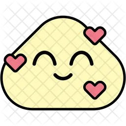 Grinning Heart Emoji Icon