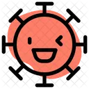 Grinning Left Eye Wink  Icon