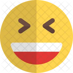 Grinning Squinting Emoji Icon