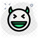 Grinning Squinting Devil Icon