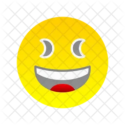 Grinning Squinting Face Emoji Icon