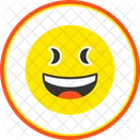 Grinning squinting face  Icon