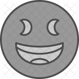 Grinning Squinting Face Emoji Icon