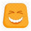 Grinning squinting face  Icon
