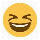 Grinning Squinting Face Emoji  Icon