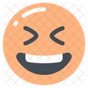 Grinning Squinting Face  Icon