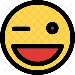 Grinning Winking Emoji Icon