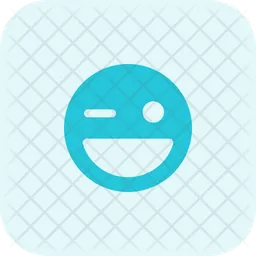 Grinning Winking Emoji Icon