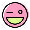 Grinning Winking Icon