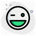 Grinning Winking Icon