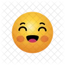 Grinning With Smiley Eyes Grinning Emoji Icône