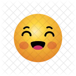 Grinning with smiley eyes Emoji Icon