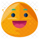 Grinsen Emoji Gesicht Symbol