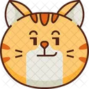 Grinsen Emoticon Katze Symbol