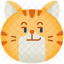 Grinsen Emoticon Katze Symbol