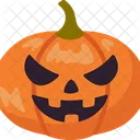 Halloween Grinsen Bose Symbol