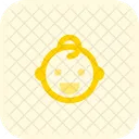 Grinsendes Baby Symbol