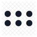 Grip Dots Grid Vertical Menu Icon