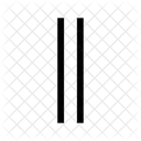 Gripper Bar Vertical Icon