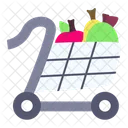 Groceries Trolley Market Icon