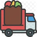 Groceries Delivery Truck  Icon