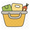 Grocery Shopping Bucket Icon