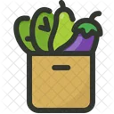 Grocery Bag Vegetable Icon