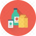 Grocery Milk Pack Icon