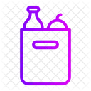 Grocery Bag Commerce Shopping Icon