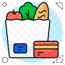 Grocery Bag Handbag Shopping Bag Icon