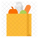 Grocery Bag Fresh Food Vegetables Icon