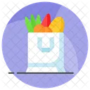 Grocery Bag Bread Icon
