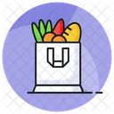 Grocery Bag Bread Icon