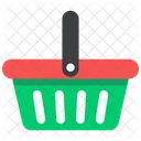 Grocery Basket Shopping Bucket Basket Icon